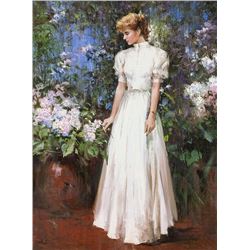 An  He | Lady in Garden