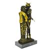 Image 9 : Handcrafted Large Gold Patina Flying Mercury Bronze Sculpture Figurine