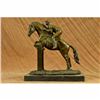 Image 1 : Hot Cast Bronze Sculpture on Marble Base Statue