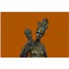 Image 2 : 1920S Style Girl Holding a Mask Bronze Sculpture