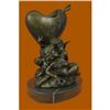 Image 3 : Hot Cast Be my Valentine Candle Holder Bronze Statue