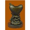 Image 4 : Hot Cast Be my Valentine Candle Holder Bronze Statue