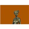 Image 2 : Art Nouveau Fashion Model Bronze Sculpture