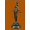 Image 3 : Art Nouveau Fashion Model Bronze Sculpture