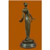 Image 4 : Art Nouveau Fashion Model Bronze Sculpture