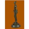 Image 5 : Art Nouveau Fashion Model Bronze Sculpture