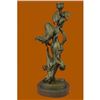 Image 4 : Hot Cast Dragon Lady Candle Holder Bronze Sculpture