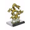 Image 5 : 24K Gold Silver Plated Chinese DragonSculpture