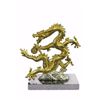 Image 7 : 24K Gold Silver Plated Chinese DragonSculpture