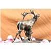 Image 4 : Male Deer in Forest Stag Bronze Statue