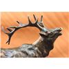 Image 5 : Male Deer in Forest Stag Bronze Statue