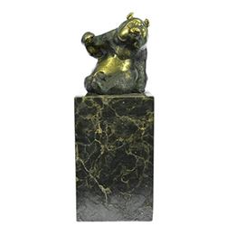 Cute Animal The Panda Hot Cast Bronze Sculpture