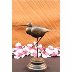 Exotic Brazilian Bird Statue on Marble Base Figurine