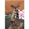 Image 4 : Two Hares Boxing Vienna Bronze Sculpture