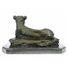 Image 6 : Female African Wildlife Lion Bronze Sculpture on Marble Base Statue