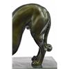 Image 3 : Greyhound Racing Dog Lost Wax Hot Cast Bronze sculpture on Marble base