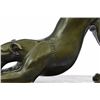 Image 4 : Greyhound Racing Dog Lost Wax Hot Cast Bronze sculpture on Marble base