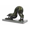 Image 9 : Greyhound Racing Dog Lost Wax Hot Cast Bronze sculpture on Marble base