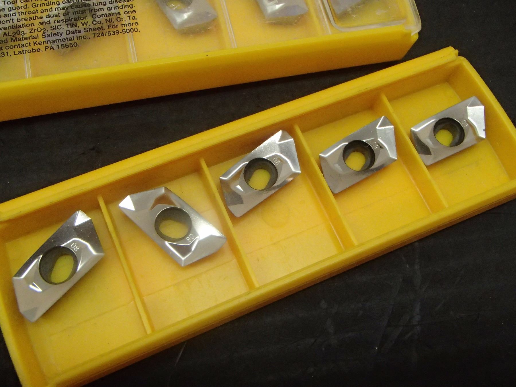 New Kennametal Carbide Inserts, P/N: EDCT180508PDFRLDJ