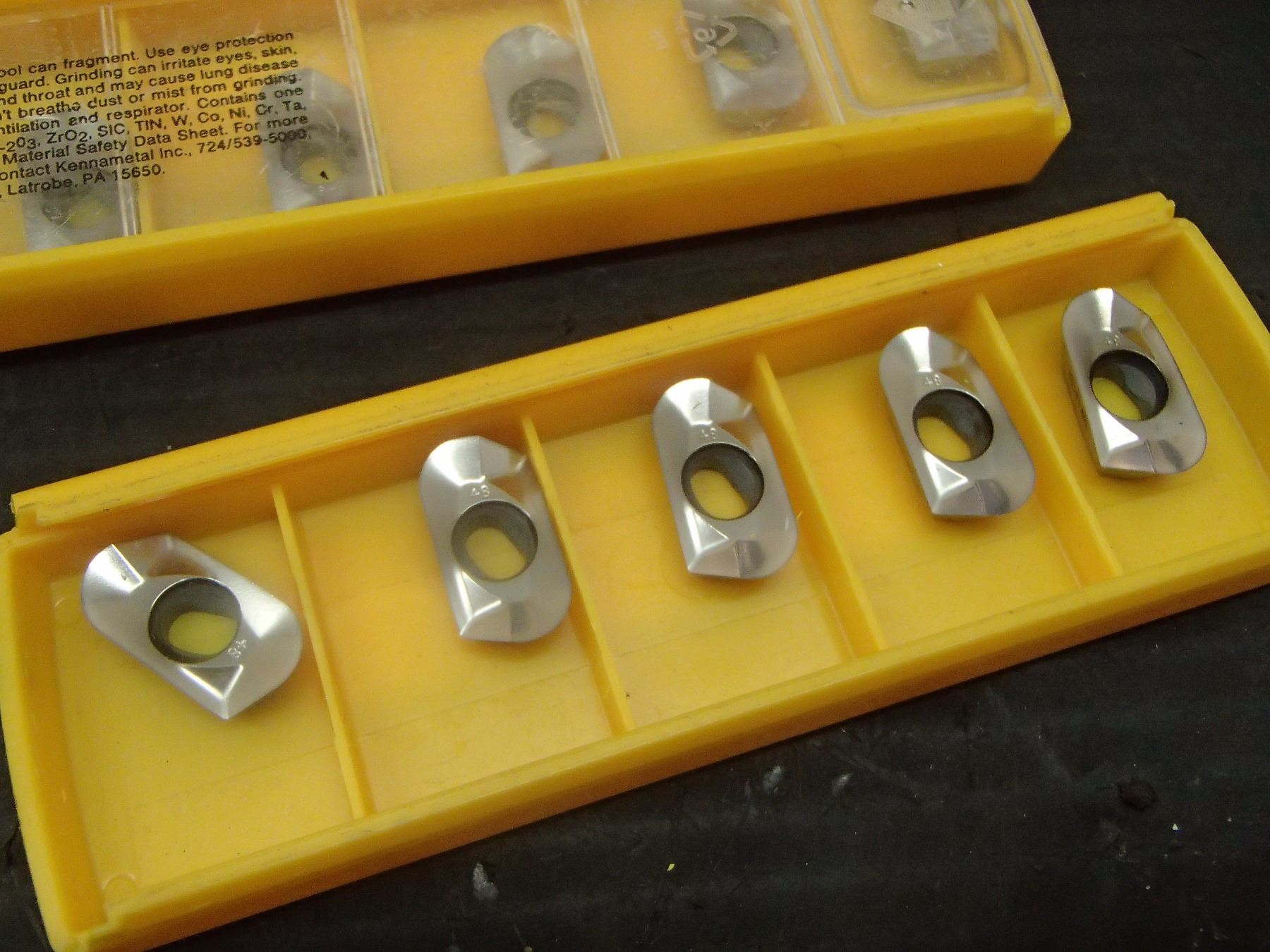 New Kennametal Carbide Inserts, P/N: EC1848FJ