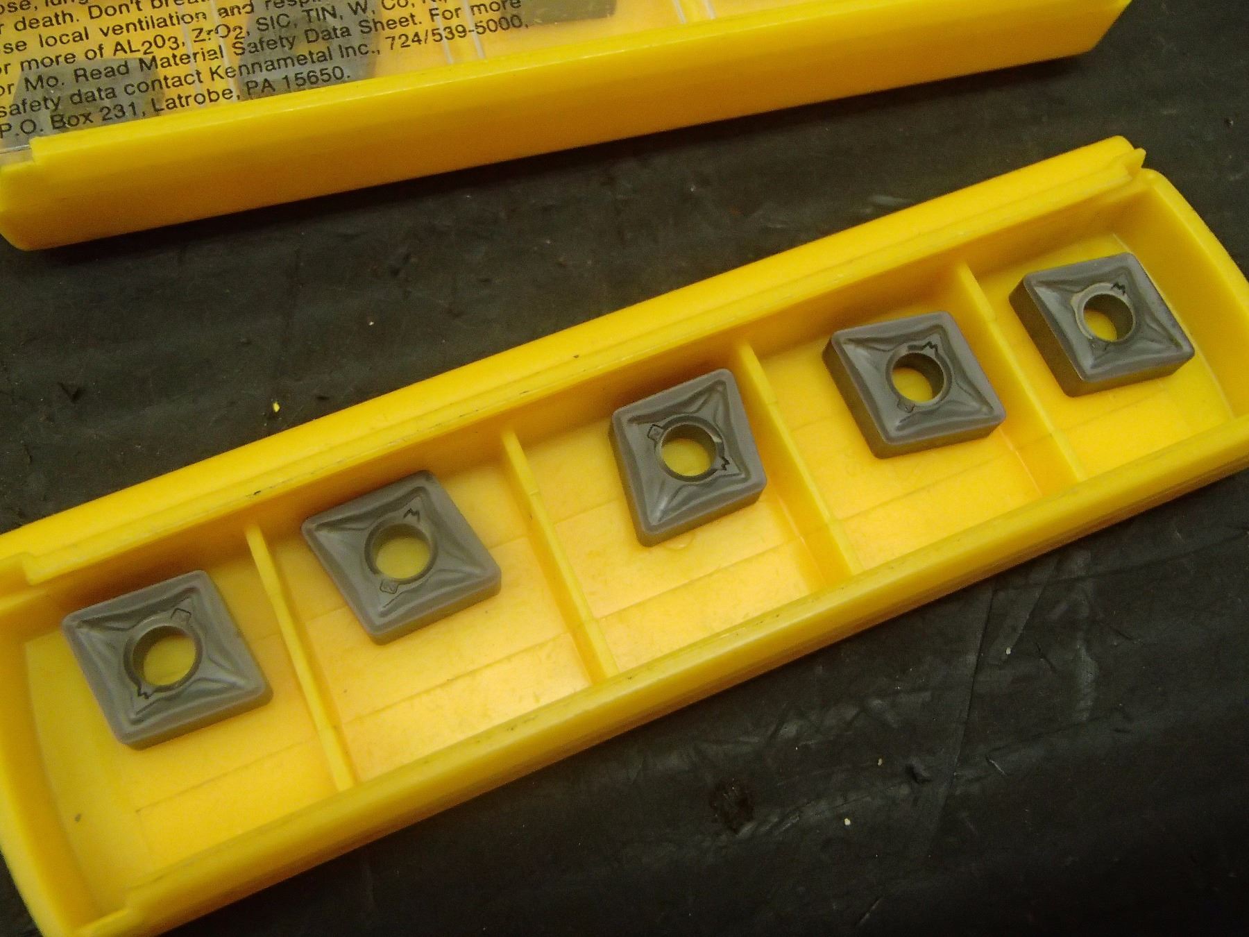 New Kennametal Carbide Inserts, P/N: CNMG322MP