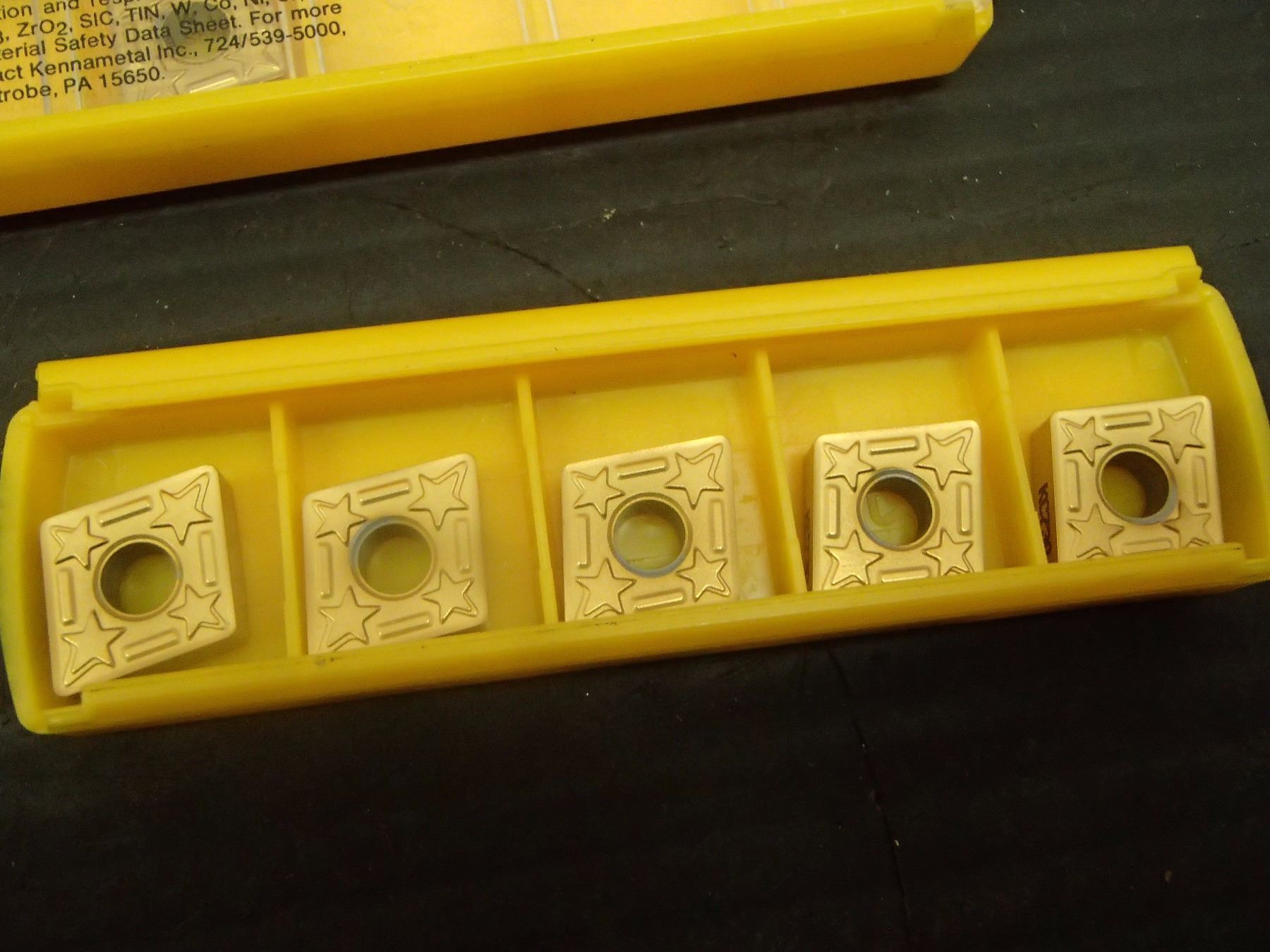 New Kennametal Carbide Inserts, P/N: CNMG432LF
