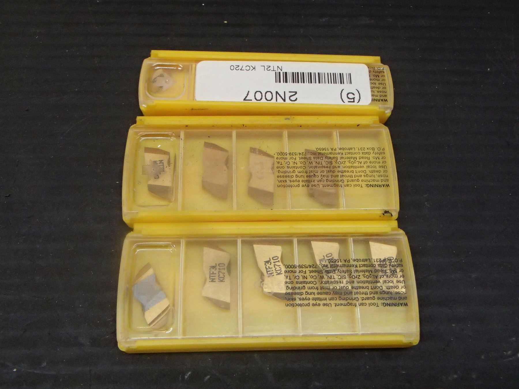 New Kennametal Carbide Inserts, See Desc for Info - BTM Industrial