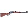 Image 1 : Henry H001 Lever 22 Lever 22 Long Rifle 18.25" 15+1 American Walnut Stk Blued