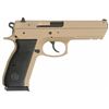 Image 1 : TriStar 85096 T-120 Aluminum Single/Double 9mm Luger 4.7" 17+1 Black Polymer Grip Desert Tan Cerakot