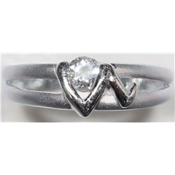 Sterling Silver Cubic Zirconia Ring. Retail $60