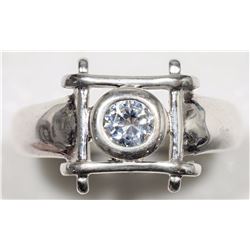 Sterling Silver Cubic Zirconia Ring. Retail $60