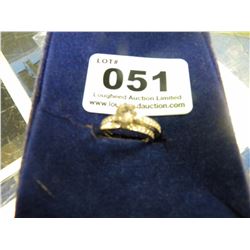 NEW STAMPED .925 SILVER WEDIING SET WITH CZ STONE