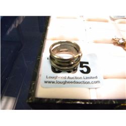 SILVER RING WITH STONES