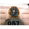 Image 1 : STAMPED 14K GOLD , TOPAZ MENS RING