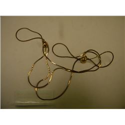 FINE GOLD ADJUSTABLE NECKLACE