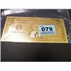Image 1 : 24K AMERICAN DOLLAR COLLECTIBLE $1.00 GOLD FOIL BILL