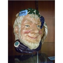 ROYAL DOULTON BACCHUS COPR 1958 D6499 7-1/2" SLIGHT CHIP ON TOP