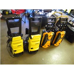 4 ELECTRIC POWER WASHERS