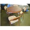 Image 1 : COOEY COPPER COLOR CARD TABLE WITH MATCHING CHAIRS