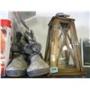 Image 1 : NEW PR OF LADIES BOOTS/CANDLE HOLDER