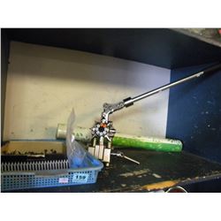 PIPE FLANGING TOOL/TRAY OF MISC/INCENSE STICKS