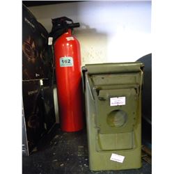 FIRE EXTINGUISHER/AMMO BOX