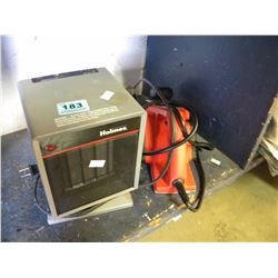 SMALL SWIVEL HEATER AND ELECTRIC PLANER