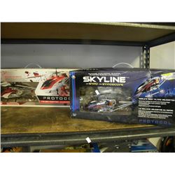 2 LARGE REMOTE CONTROL HELICOPTERS