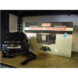 BAUER HOCKEY HELMET/CONVERTER