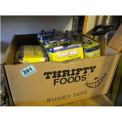 LARGE BOX OF LANTERN BATTERIES