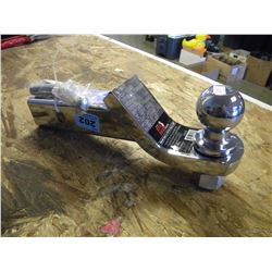 CHROME BIG RED BALL AND HITCH SET
