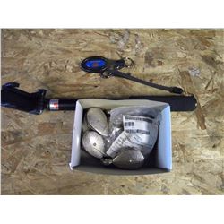 SELFIE STICK/BOX OF SPRING PINS/ROLLER GUIDES