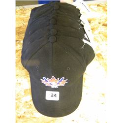 APPROX 10 CDN BASEBALL HATS