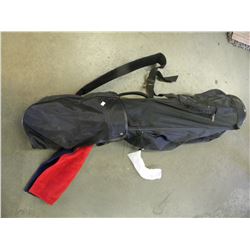 GOLF CLUBS AND BAG.....TAND